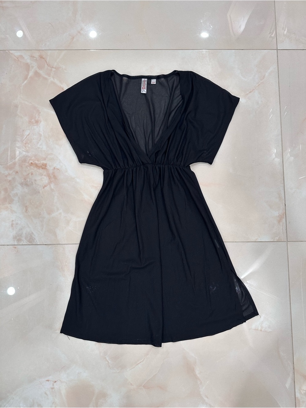 Black V-Neck Women’s Swim Coverup